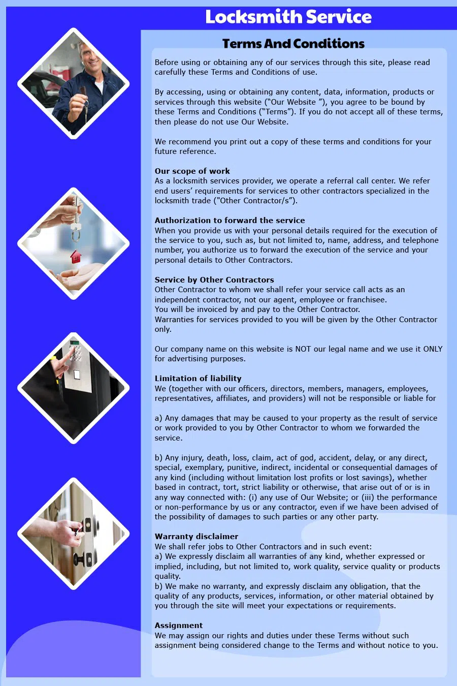 Express Locksmith Store Woodcliff Lake, NJ 201-762-6453 - TermsAndCondition-15